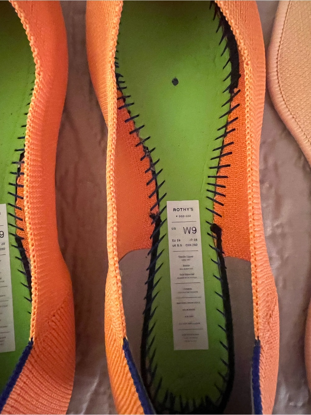 Rothy's Tangerine Flat - Women's Size 9 - Picture 4 of 4